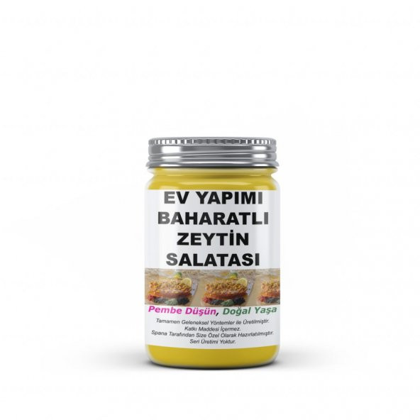 Baharatlı Zeytin Salatası Aydın Ev Yapımı Katkısız 820Gr