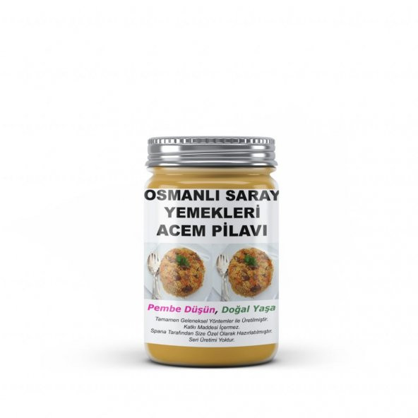 Osmanlı Saray Yemekleri Acem Pilavı Ev Yapımı Katkısız 1250Gr - 1