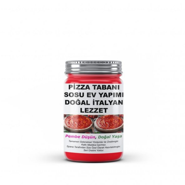 Pizza Tabanı Sosu Doğal İtalyan Lezzet Ev Yapımı Katkısız 330Gr