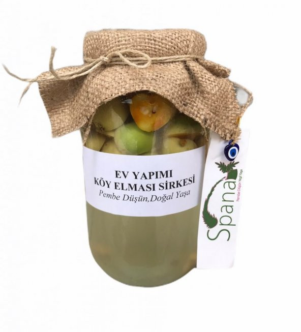 Köy Elması Sirkesi Ev Yapımı Katkısız 500ml