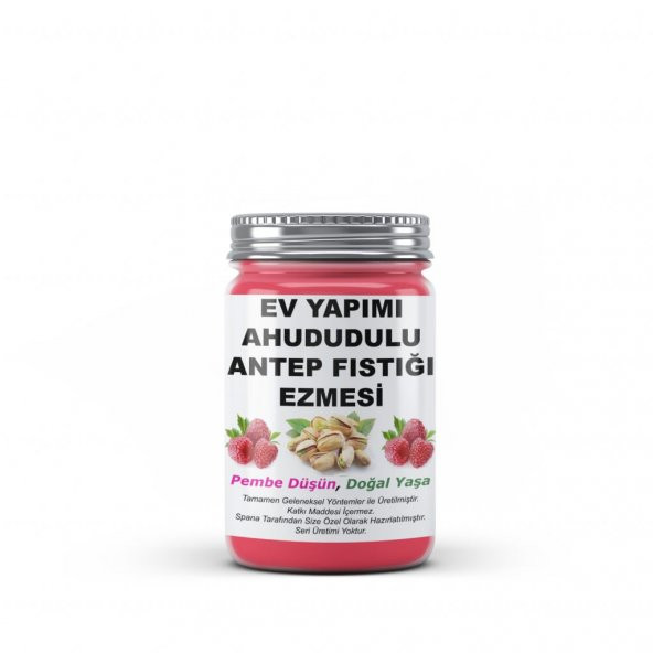 Ahududulu Antep Fıstığı Ezmesi Ev Yapımı Katkısız 330Gr