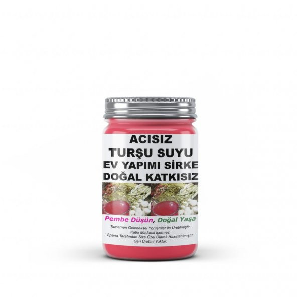 Acısız Turşu Suyu Sirke Ev Yapımı Katkısız 800Gr