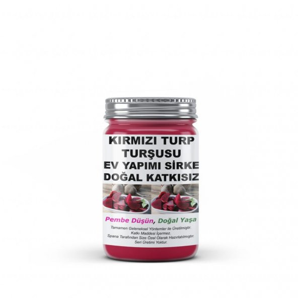 Kırmızı Turp Turşusu Sirke Ev Yapımı Katkısız 800Gr - 1