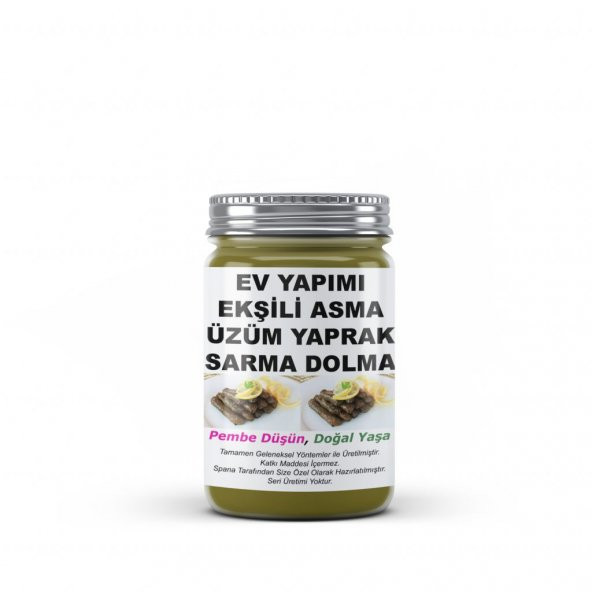 Ekşili Asma Üzüm Yaprak Sarma Dolma Ev Yapımı Katkısız 330Gr - 1