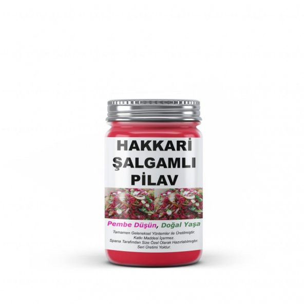 Hakkari Şalgamlı Pilav Ev Yapımı Katkısız 1250Gr