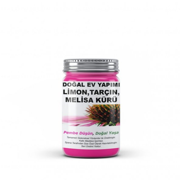 Doğal Limon,Tarçın,Melisa Kürü Ev Yapımı Katkısız 500ml