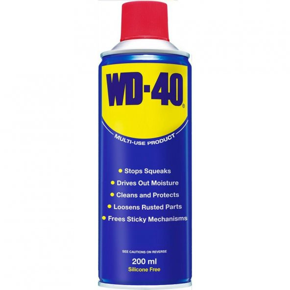 WD40 Koruyucu Yağlayıcı ve Pas Sökücü 200 ml