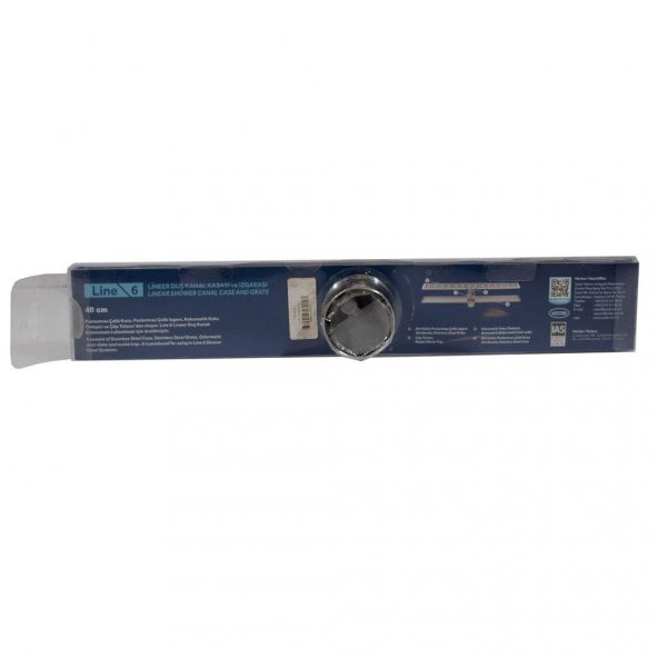 Sukar Duş Kanalı Line/6 Plain Izgara 40 cm - 3