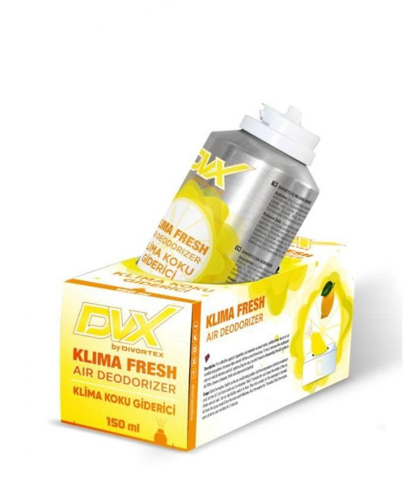 Divortex Klima Fresh - Temizleyici Klima Bombası Limon 2 x 150 ml - 2