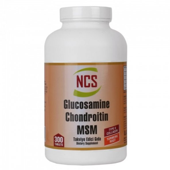 Ncs Glucosamine Chondroitin MSM TYPE II Collagen Turmeric 300 Tab