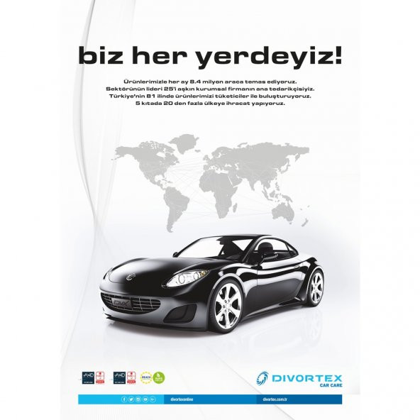 Divortex Yağsız Kontak Temizleme ve Fren Balata Sprey Seti - 4