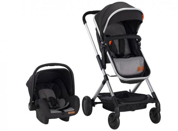 Baby2go 2035 Calme Travel Sistem Bebek Arabası Gri - 1