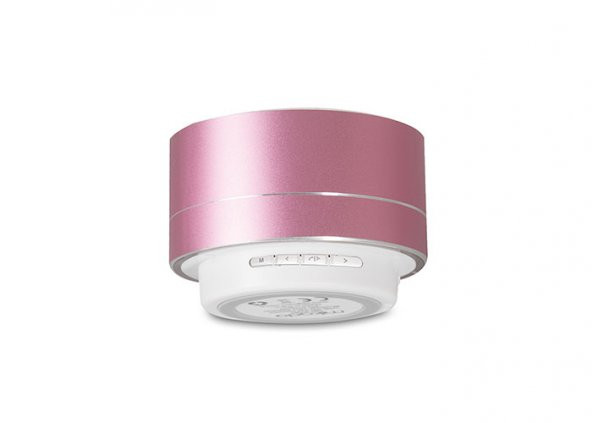 SES BOMBASI SPEAKER MIKADO MD-X7BT PEMBE USB+SD MINI SPEAKER - 2