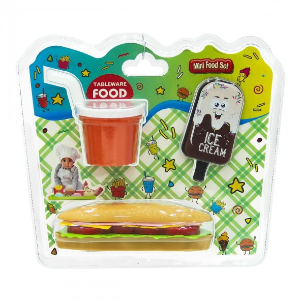 Tableware Mini Food Sandviç Seti - 2