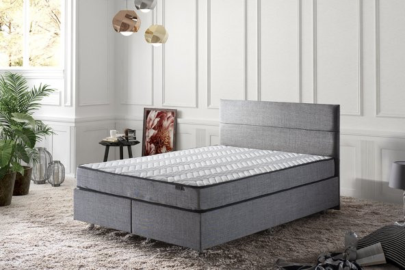 Niron Silver 140x190 cm Çift Kişilik Tam Ortopedik Sert Yatak - 2