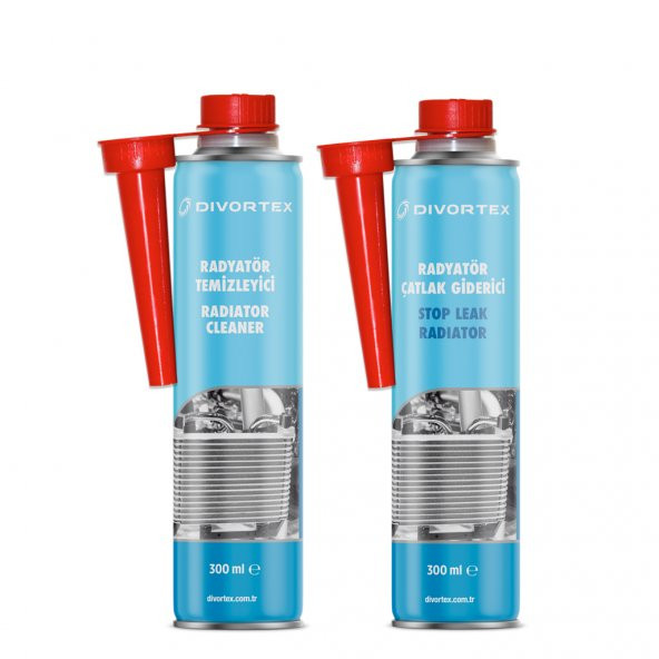 Divortex Radyatör Çatlak Giderici ve Radyatör İçi Temizleyici Set
