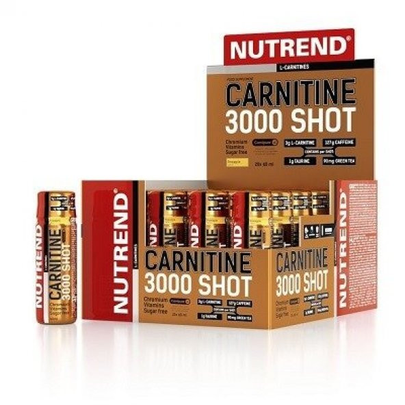 Nutrend L-Carnitine Shot 3000mg 20 Ampül +3 HEDİYELİ