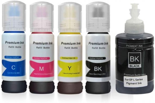 Epson EcoTank L7180 Muadil Mürekkep Set / Epson 105 - 106 Muadil Mürekkep Set