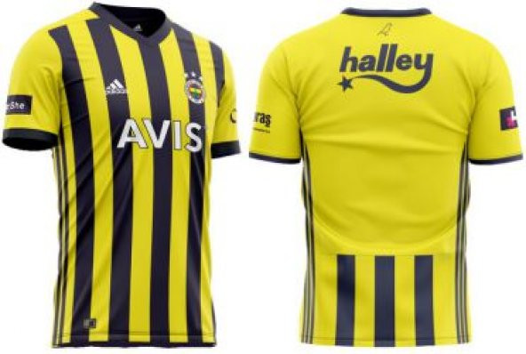 Fenerbahçe 2020/2021 Sarı Lacivert Çocuk Forması - 1