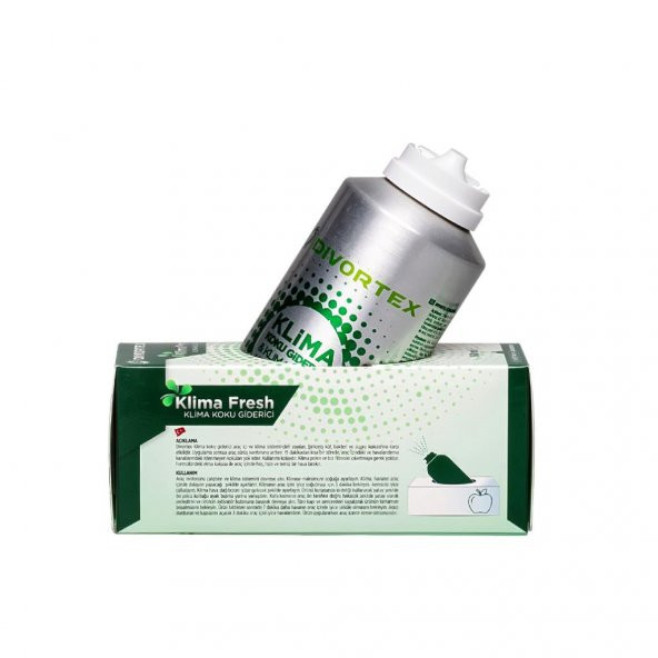 Divortex Klima Fresh - Temizleyici - Yeşil Elma 24 x 150 ml. - 2
