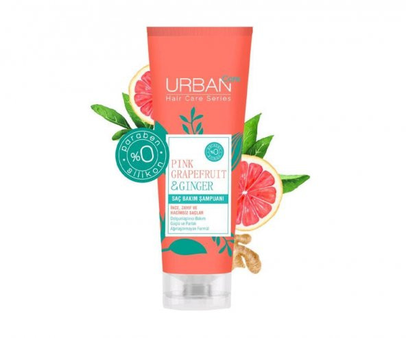 URBAN Care Pink Grapefruit Ginger Saç Bakım Şampuanı 250 ml