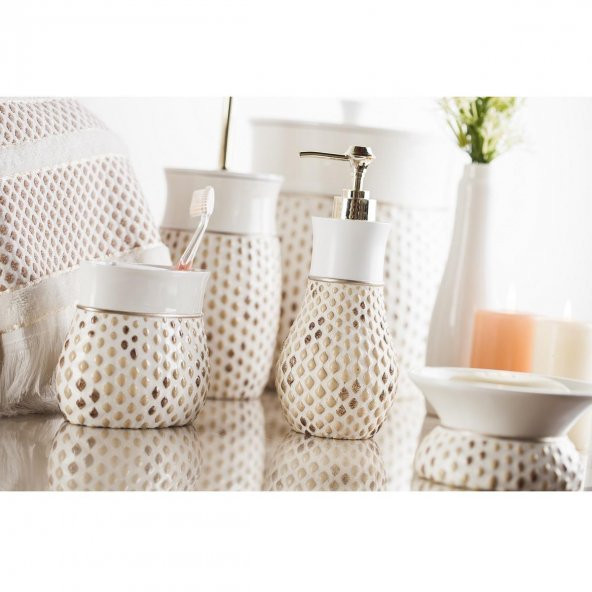 Primanova Louis Banyo Seti 5 Parça Banyo Takımı - 4