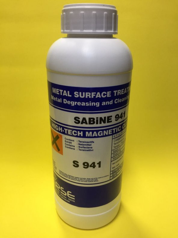 Sabine 941 Manyetik,Vibrasyon ve Bilya Dolabı Şampuanı 1kg