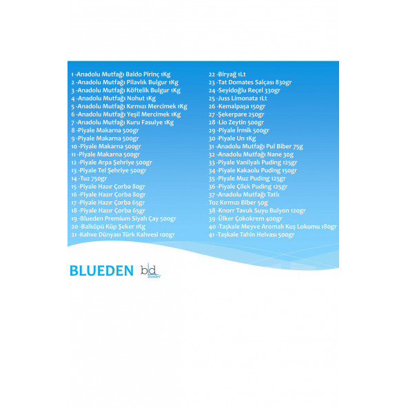 Ramazan Kumanya Yardım Erzak Kolisi 41 Parça 6 nolu Paket - 2