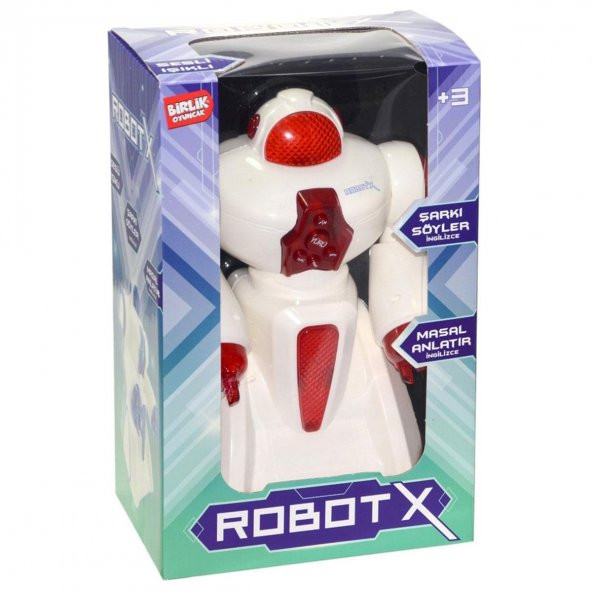 Kutulu Pilli İngilizce Konuşan Robot X - 3