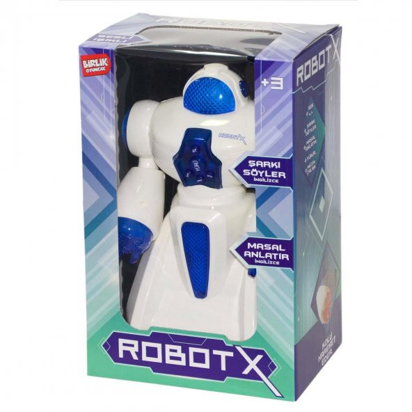 Kutulu Pilli İngilizce Konuşan Robot X - 4