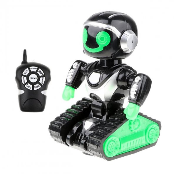 Uzaktan Kumandalı Robot Siyah-Yeşil