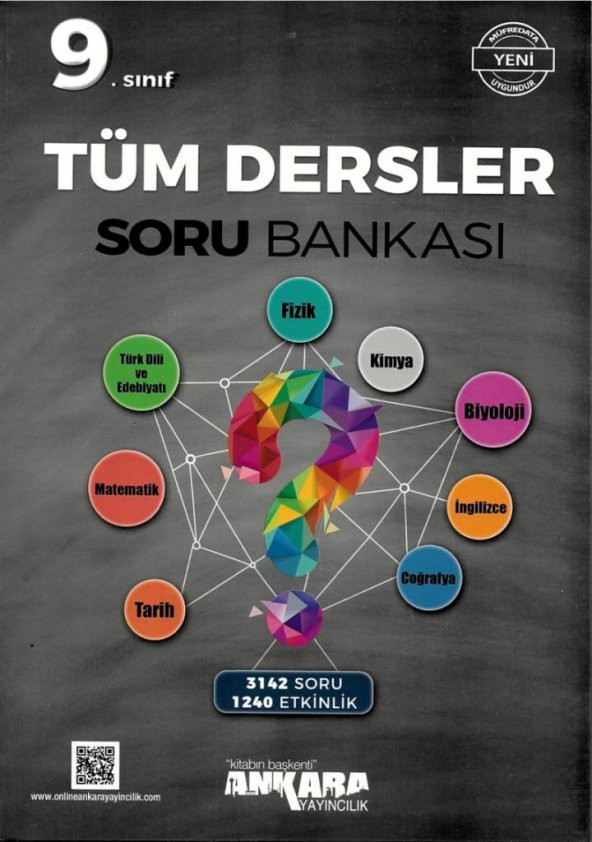 Ankara Yayıncılık 9. Sınıf Tüm Dersler Soru Bankası 2021