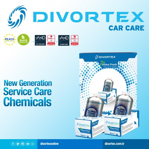 Divortex Klima Fresh Temizleyici (Klima Bombası) 150 ml x 24 Adet