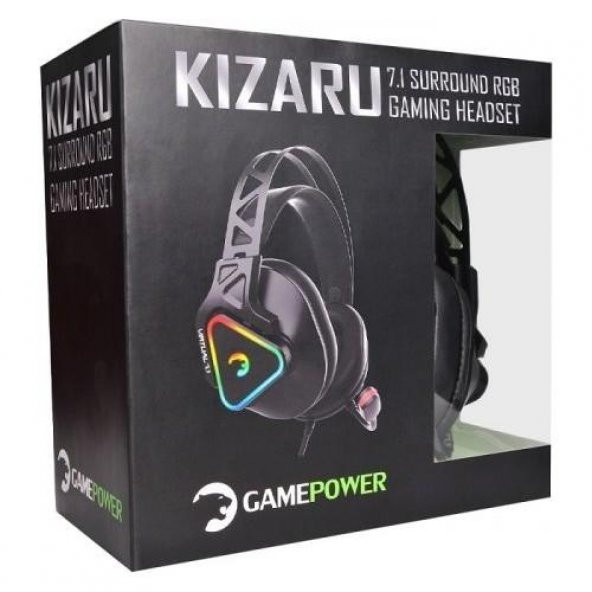 GamePower Kizaru 7.1 Siyah Surround RGB Oyuncu Kulaklık - 5