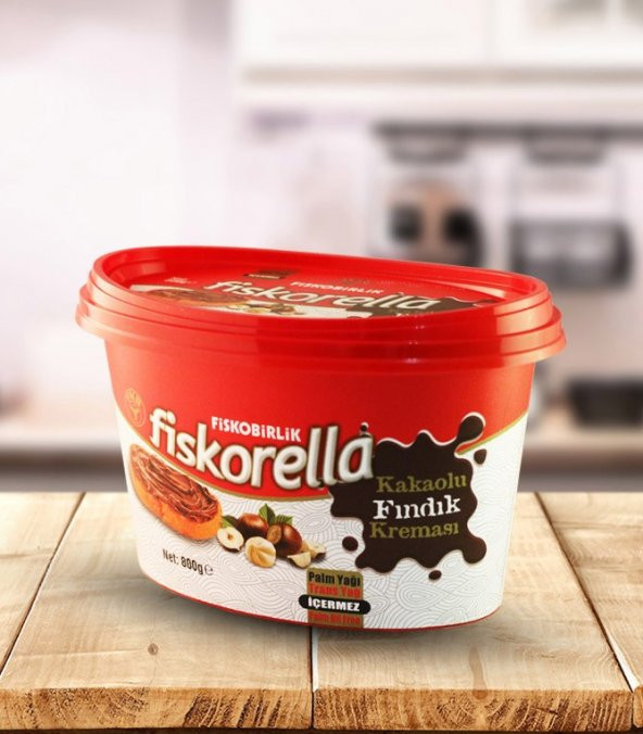 Fiskobirlik Fiskorella Kakaolu Fındık Kreması 800 gr