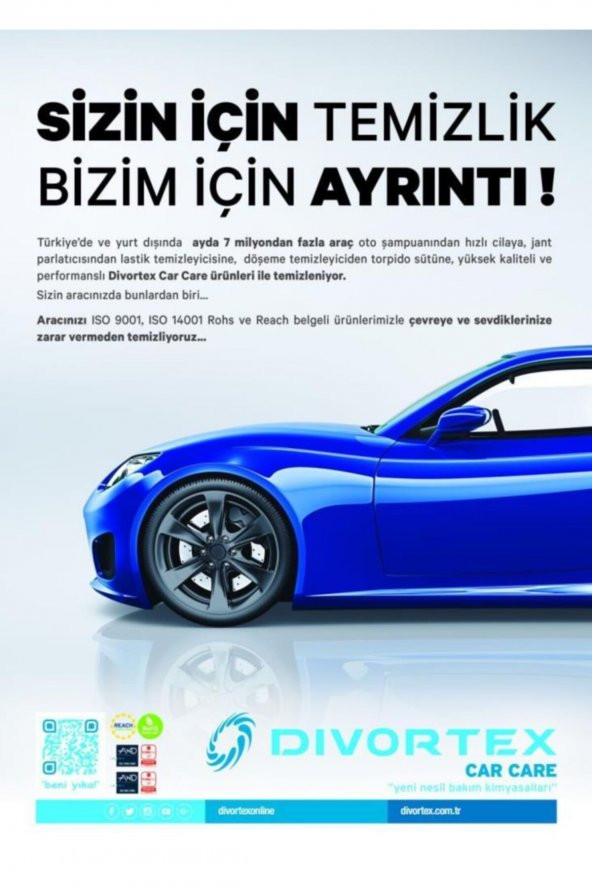 Divortex WashBerry Ph Nötr Oto Şampuanı 4 Litre - 3