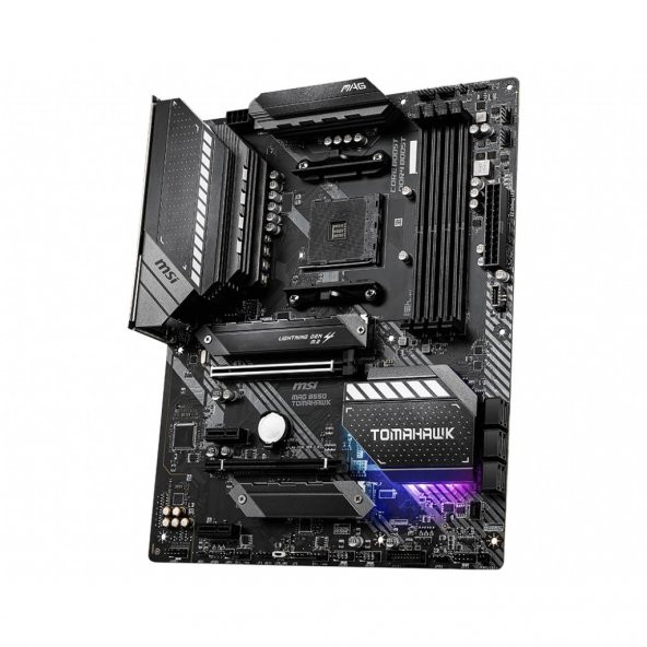 MSI MAG B550 TOMAHAWK DDR4 M2 PCIe NVME HDMI DP PCIe 16X v4.0 AM4 ATX - 3