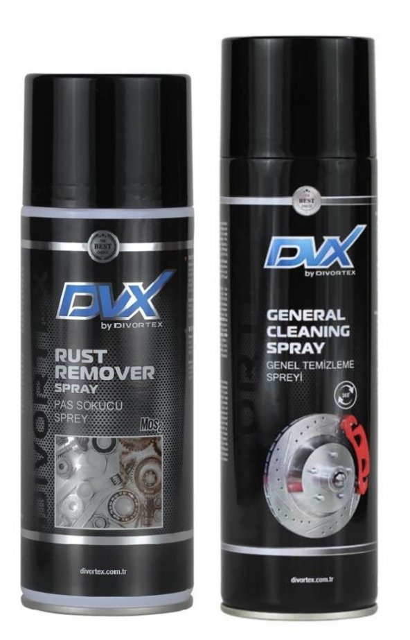 Divortex Güçlü Pas Sökücü ve Fren Balata Sprey Seti - 2