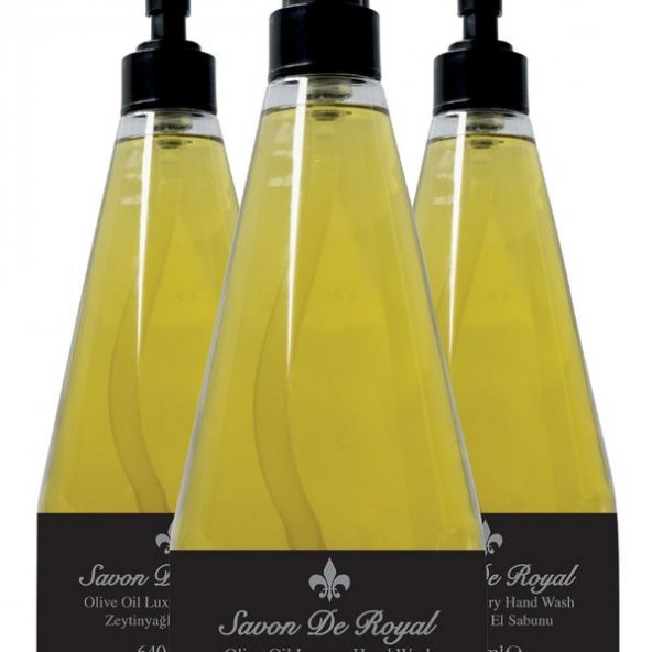 Savon De Royal Zeytinyağlı Luxury Vegan Sıvı Sabun 3 x 640 ml