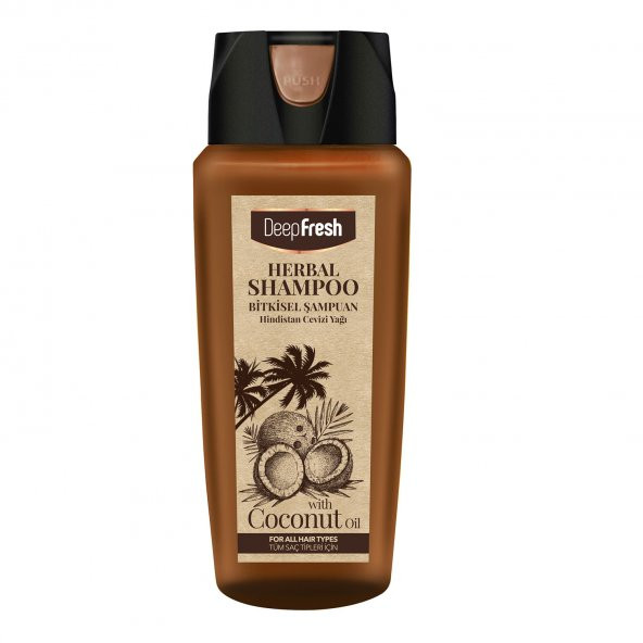 Deep Fresh Herbal Bitkisel Şampuan Hindistan Cevizi Yağı Özlü Tüm Saçlar 500 ml
