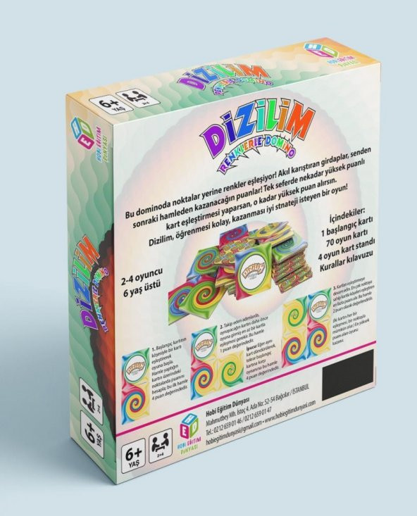DİZİLİM RENKLERLE DOMİNO - 2