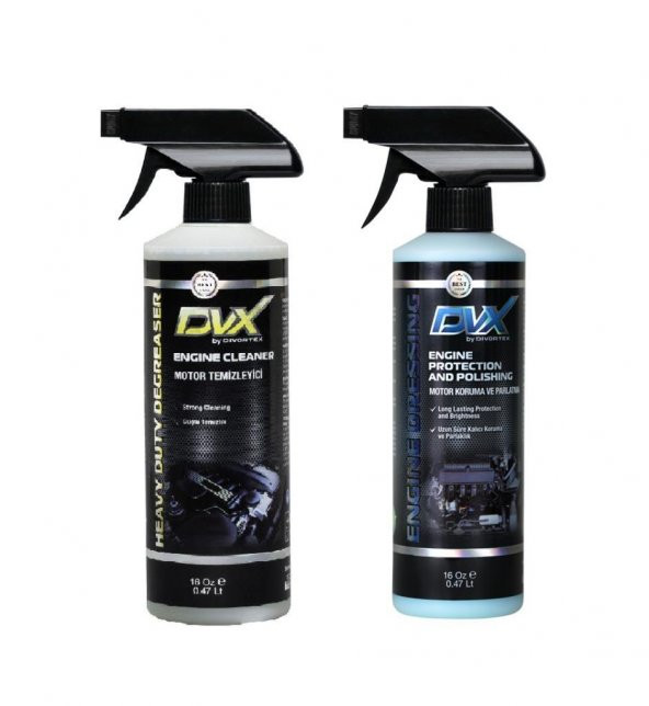 Dıvortex Motor Temizleme, Koruma ve Parlatma Seti. 2 x 500 ml
