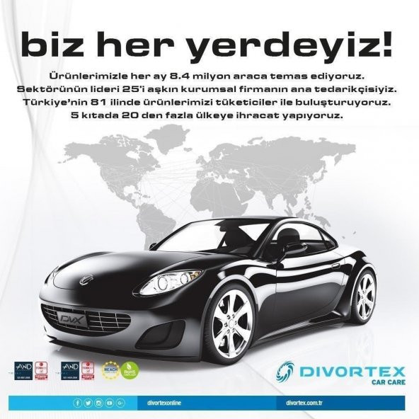 Dıvortex Motor Temizleme, Koruma ve Parlatma Seti. 2 x 500 ml - 2