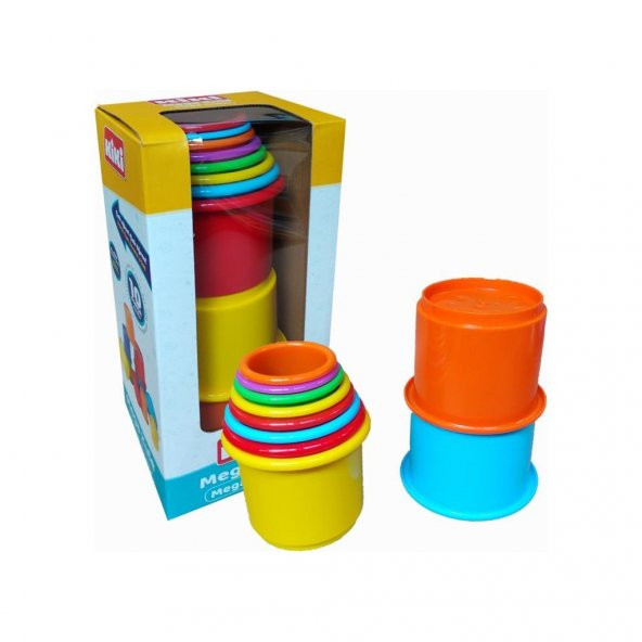 ERDEM KİKİ MEGA KULE EĞİTİCİ OYUNCAK 10 PARÇA AE-1610 - 2