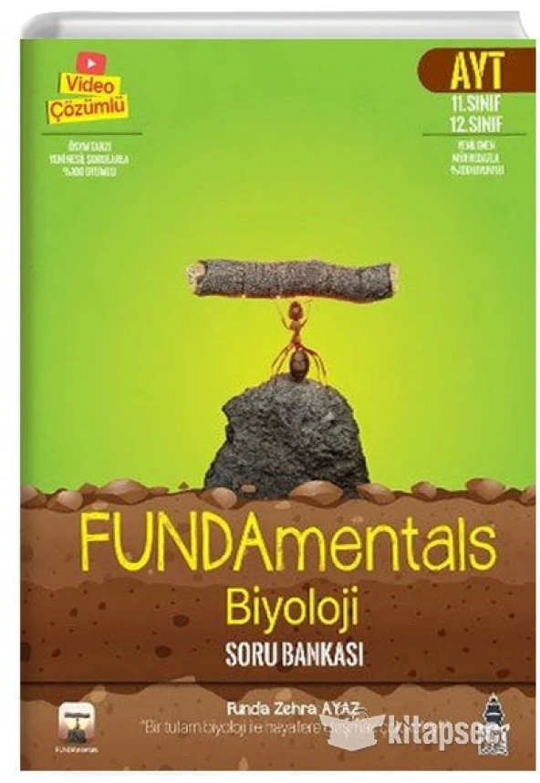 AYT Biyoloji Fundamentals Soru Bankası Tonguç Akademi