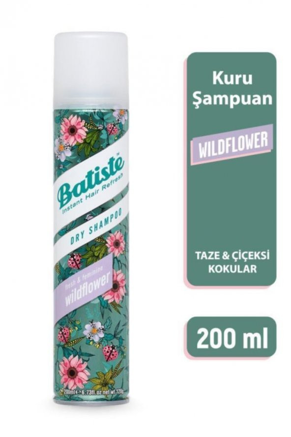 Wildflower Kuru Şampuan 200ml + Original Seyahat Çanta Boy 50ml - 1