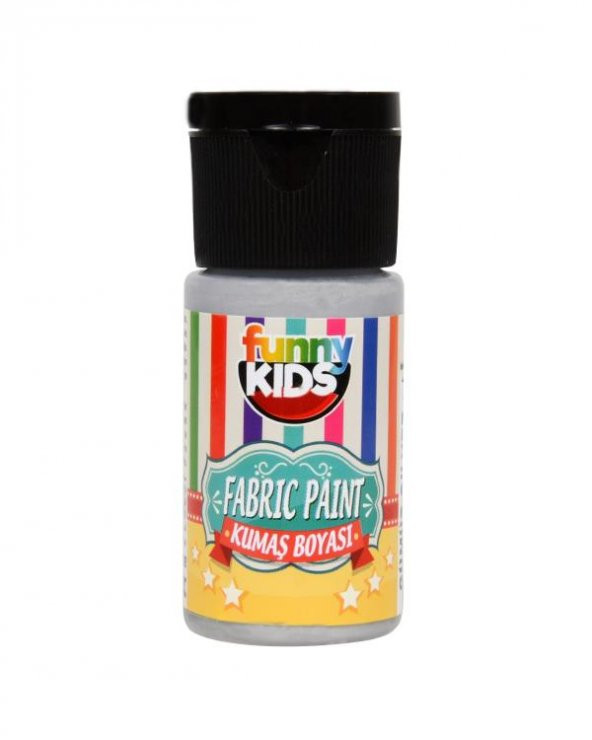Funny Kids Kumaş Boyası Gümüş 20cc