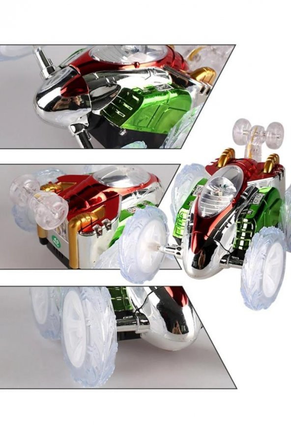 Erdem Uzaktan Kumandalı Işıklı Takla Atan Araba Erd-21A - 5