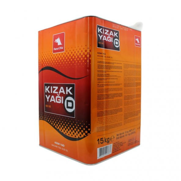 Petrol Ofisi Kızak Yağı D 68 15 KG Aşınma ve Korozyona Karşı Korur - Resim 2
