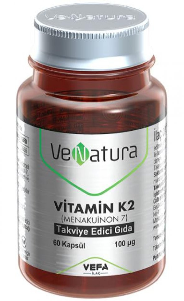 Venatura Vitamin K2 (Menakuinon 7) 100mcg 60 Kapsül